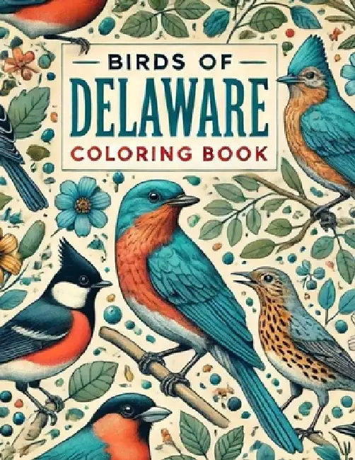 Birds of Delaware Coloring Book by Jon Martin