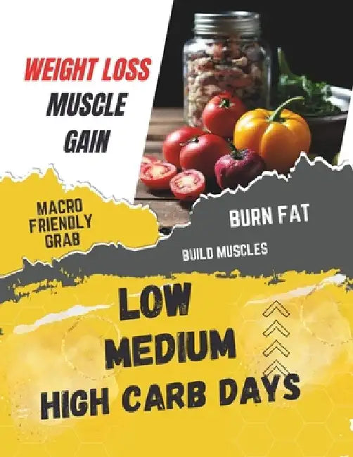Weight Loss Muscle Gain Cookbook: Macro Friendly Grab & Burn Fat, Build Muscles, Low, Medium, High Carb Days by Gustav Henning