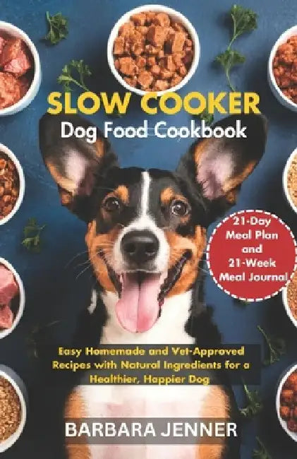Slow Cooker Dog Food Cookbook: Easy Homemade and Vet-Approved Recipes with Natural Ingredients for a Healthier, Happier Dog by Barbara Jenner