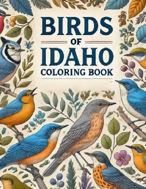 Birds of Idaho Coloring Book by Jon Martin
