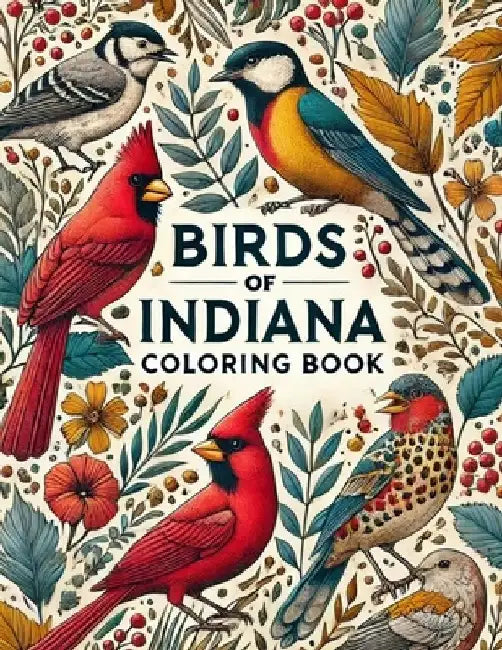 Birds of Indiana Coloring Book by Jon Martin