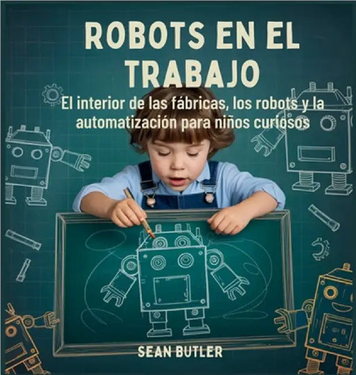 Robots En El Trabajo: El Interior De Las Fábricas, Los Robots Y La Automatización Para Niños Curiosos by Sean Butler