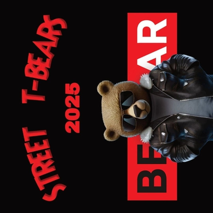 Street T-Bears 25: Calendar 2025 by Teddybear Zuniga