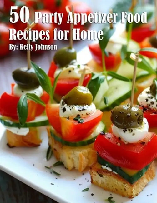 50 Party Appetizer Food Recipes for Home by Kelly Johnson