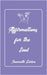 Affirmations for the Soul by Golden, Jeannette