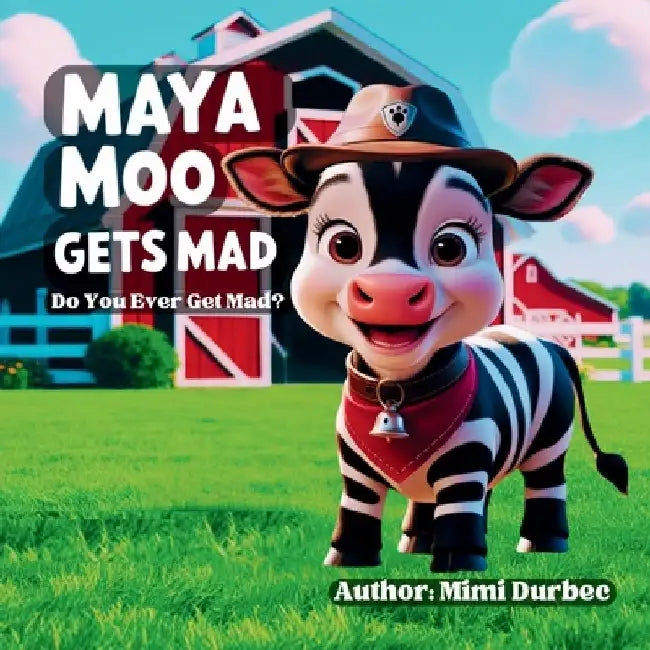 Maya Moo gets mad. Do you ever get mad? by Mimi Durbec