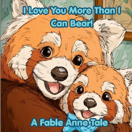 Red Panda Bear, I Love You More Than I Can Bear (Boys) by Fable Anne