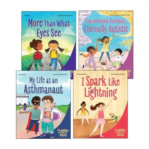 Disability Books for Kids 4-Book Set by Miso Kwak, Rasha Hamid, Jake Lockett
