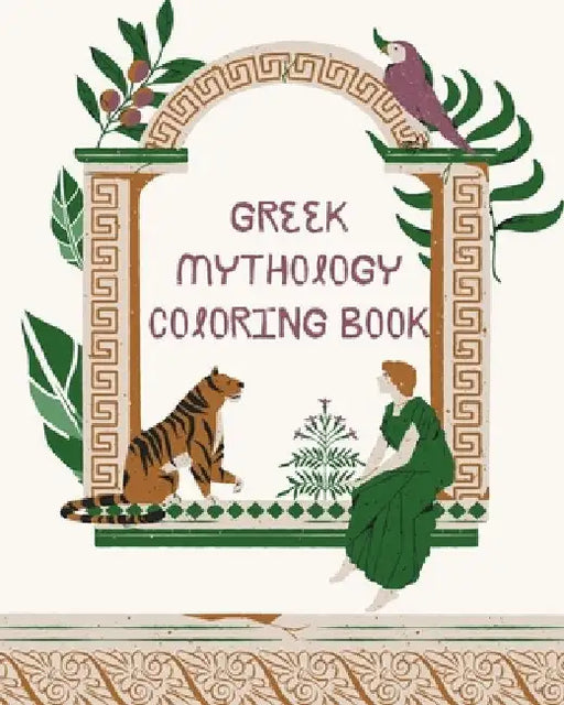Olympian Dreams: A Greek Mythology Coloring Book: Color the Legends of Ancient Greece by Vivian Palette