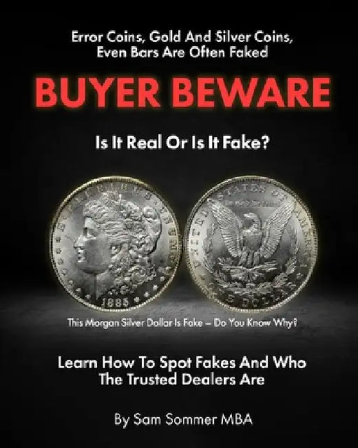 Error Coins, Gold and Silver Coins, Even Bars Are Often Faked Buyer Beware Is It Real or Is It Fake: Learn How To Spot Fakes and Who The Trusted Deale by Sam Sommer Mba