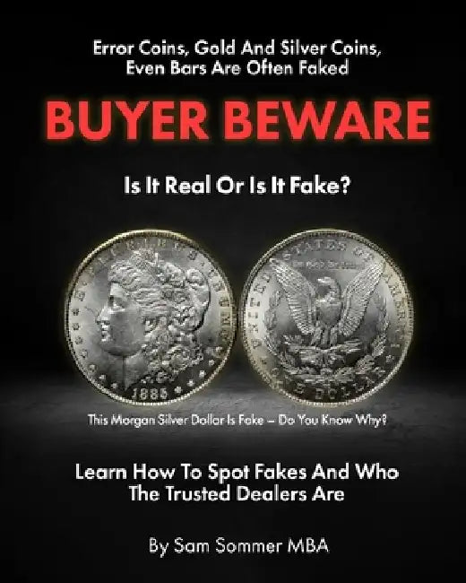 Error Coins, Gold and Silver Coins, Even Bars Are Often Faked Buyer Beware Is It Real or Is It Fake: Learn How To Spot Fakes and Who The Trusted Deale by Sam Sommer Mba