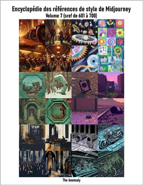 Encyclopédie des références de style de Midjourney: Volume 7 (sref de 601 à 700) by DiStefano, Fabrice