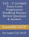 CLE - C Certified Entry-Level Programmer Unofficial Practice Review Questions & Answers: For exam CLE-10-01 by Mike Yu