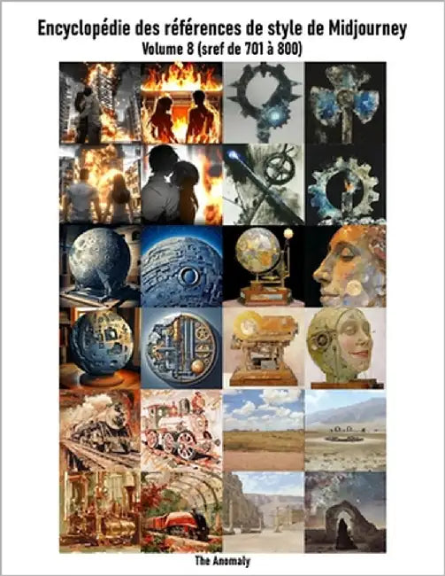 Encyclopédie des références de style de Midjourney: Volume 8 (sref de 701 à 800) by DiStefano, Fabrice