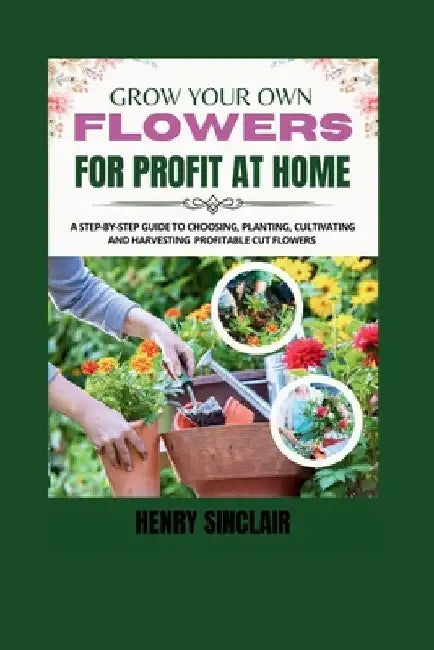 Grow Your Own Flowers For Profit At Home: A Step-By-Step Guide to Choosing, Planting, Cultivating, and Harvesting Profitable Cut Flowers by Henry Sinclair