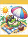 Funny crocodiles to color: Simpaticissimi coccodrilli da colorare by Marigliano, Vincenzo