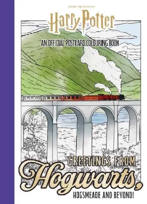 Harry Potter: Greetings from Hogwarts, Hogsmeade, and Beyond!: An Official Postcard Colouring Book