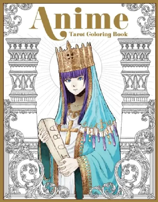 The Anime Tarot Coloring Book by Ann McCalla, Mercenary Of Dunna
