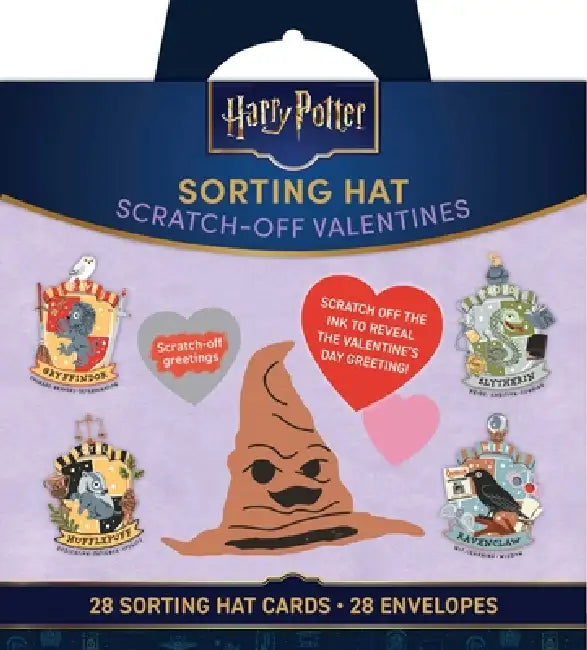Harry Potter: Sorting Hat Scratch-Off Valentines: School Valentines by Insight Editions