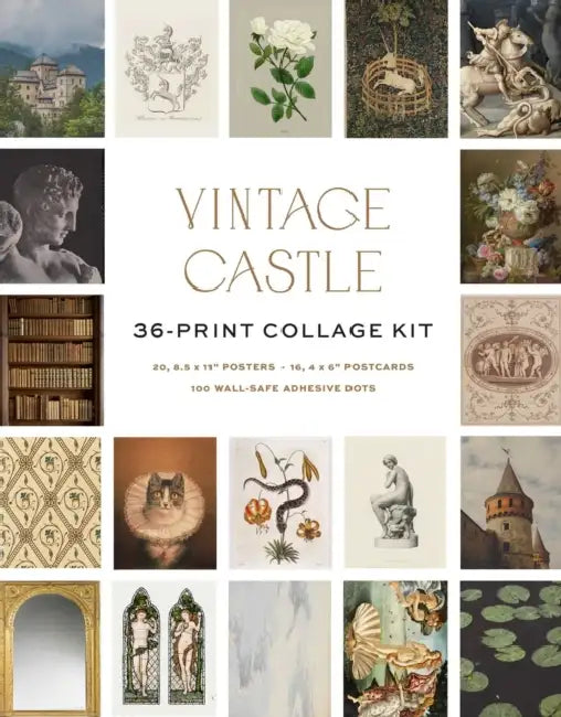 Vintage Castle Wall Collage Kit by Insight Editions