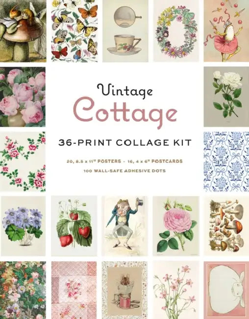 Vintage Cottage Wall Collage Kit by Insight Editions