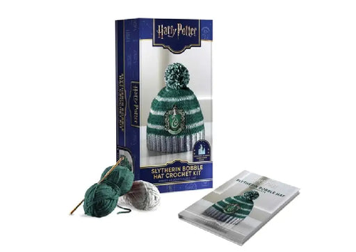 Slytherin Pom-Pom Beanie Crochet Kit by Insight Editions (CRT)