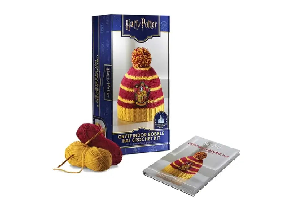Gryffindor Pom-Pom Beanie Crochet Kit by Insight Editions (CRT)