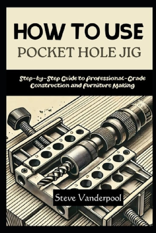 How to Use Pocket Hole Jig: Step-by-Step Guide to Professional-Grade Construction and Furniture Making by Steve Vanderpool
