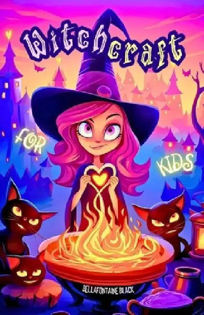 Witchcraft for Kids: The Ultimate Little Witch's Guide Unveil Magical Secrets with Easy Spells, Potion Recipes, Elemental Magic, Moon Phases, Tarot Fu by Bellafontaine Black