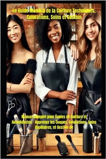 Le Guide Mondial de la Coiffure Techniques, Colorations, Soins et Gestion: Manuel Complet pour Écoles de Coiffure et Autodidactes - Apprenez les Coupe by Kergroach, William