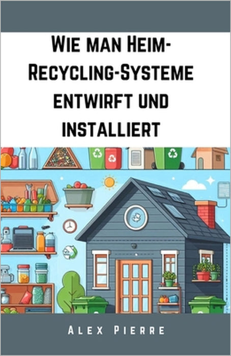 Wie man Heim-Recycling-Systeme entwirft und installiert: Ein DIY-Leitfaden für nachhaltiges Leben, um Abfall zu reduzieren, Geld zu sparen und ein umw by Alex Pierre