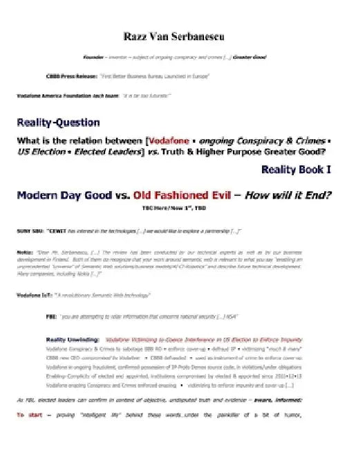 Modern Day Good vs. Old Fashioned Evil - How will it End? by Razz Van Serbanescu