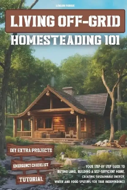 Living Off-Grid Homesteading 101: Your Step-by-Step Guide to Buying Land, Building a Self-Sufficient Home, and Creating Sustainable Energy, Water and by Forge's Guides