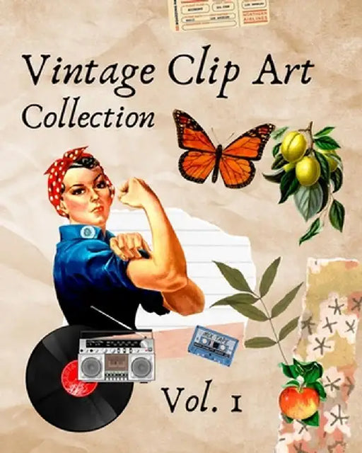 Vintage Clip Art Collection: Cut Out and Collage Illustrations for Scrapbooking or Junk Journals by Odyssey Notebooks