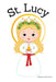 St. Lucy - Children's Christian Book - Lives of the Saints by Abigail Gartland