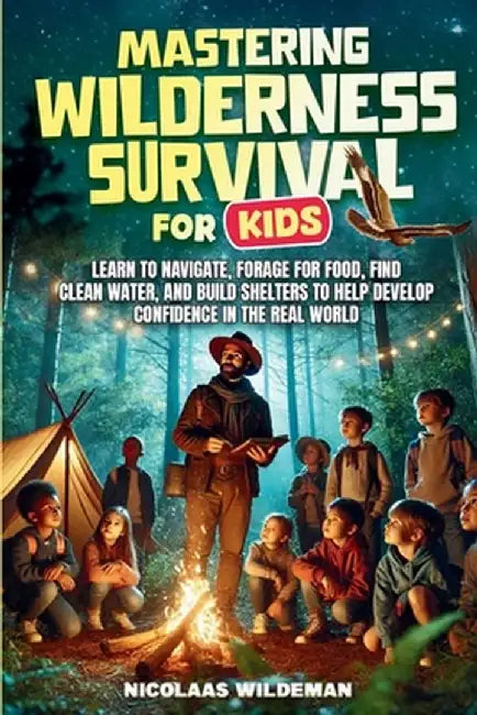 Mastering Wilderness Survival For Kids: Learn to Navigate, Forage for Food, Find Clean Water, and Build Shelters to help Develop Confidence in The Rea by Nicolaas Wildeman
