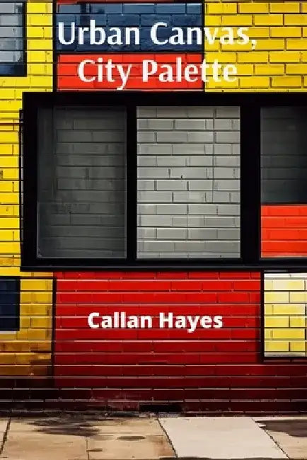 Urban Canvas, City Palette: An Artist's Interpretation of Metropolitan Dynamics and Decay, Painted on Reclaimed Bricks and Concrete Slabs by Callan Hayes