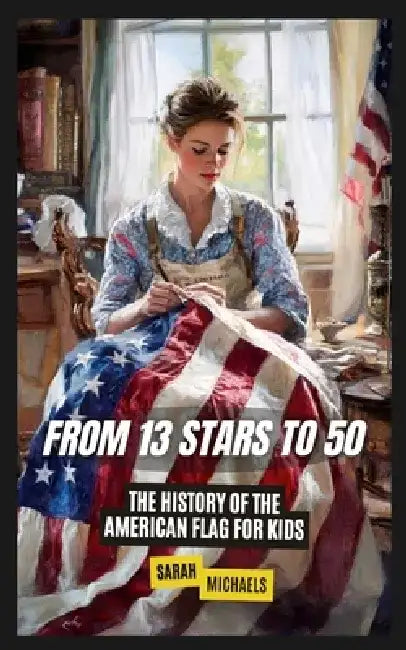 From 13 Stars to 50: The History of the American Flag For Kids by Sarah Michaels