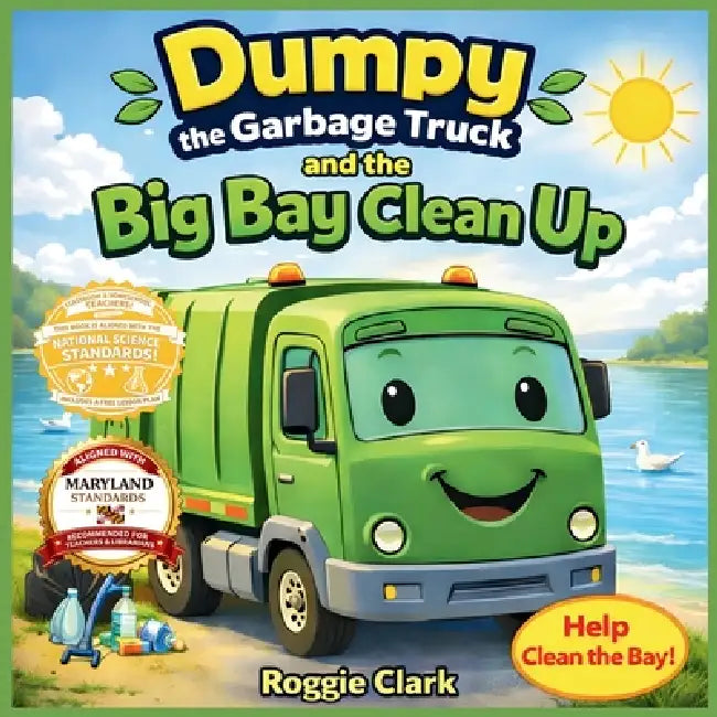 Dumpy the Garbage Truck and the Big Bay Cleanup: An Environmental Science Story for Kids Ages 5 to 8 That Teaches Pollution Awareness, Teamwork, and C by Roggie Clark, Raj Clark, Renee' Clark