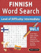 Finnish Word Search - Level of Difficulty: Medium - Vol.1 - Delta Classics - Give Your Eyes a Rest with the Easiest to Read Puzzles on the Market! by Best Activity Books