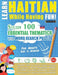 Learn Haitian While Having Fun! - For Adults: Easy to Advanced - Study 100 Essential Thematics with Word Search Puzzles - Vol.1 by Linguas Classics