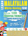 Learn Malayalam While Having Fun! - For Adults: Easy to Advanced - Study 100 Essential Thematics with Word Search Puzzles - Vol.1 by Linguas Classics