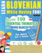 Learn Slovenian While Having Fun! - For Adults: Easy to Advanced - Study 100 Essential Thematics with Word Search Puzzles - Vol.1 by Linguas Classics