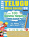 Learn Telugu While Having Fun! - For Adults: Easy to Advanced - Study 100 Essential Thematics with Word Search Puzzles - Vol.1 by Linguas Classics