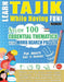 Learn Tajik While Having Fun! - For Adults: Easy to Advanced - Study 100 Essential Thematics with Word Search Puzzles - Vol.1 by Linguas Classics