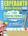 Learn Esperanto While Having Fun! - For Beginners: Easy to Intermediate - Study 100 Essential Thematics with Word Search Puzzles - Vol.1 by Linguas Classics