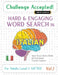 Challenge Accepted! - Hard and Engaging Word Search in Italian for Adults Level 1: Gifted - Vol.1 - Delta Classics - Test Your Skills with an Extreme by Delta Classics