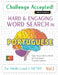 Challenge Accepted! - Hard and Engaging Word Search in Portuguese for Adults Level 1: Gifted - Vol.1 - Delta Classics - Test Your Skills with an Extre by Delta Classics