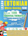 Learn Estonian While Having Fun! - Advanced: Intermediate to Practiced - Study 100 Essential Thematics with Word Search Puzzles - Vol.1 by Linguas Classics
