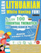 Learn Lithuanian While Having Fun! - Advanced: Intermediate to Practiced - Study 100 Essential Thematics with Word Search Puzzles - Vol.1 by Linguas Classics
